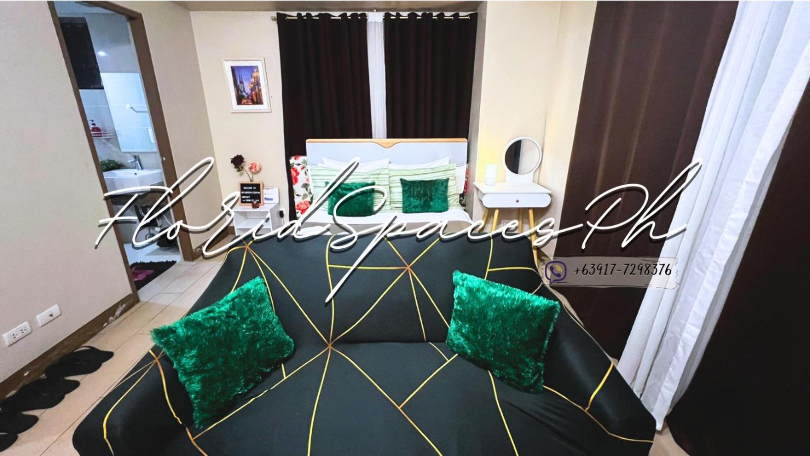 Two Palm Tree Villas Condominium - Studio 8Th Fl With Balcony - Across Terminal 3 Airport Pasay Exterior foto